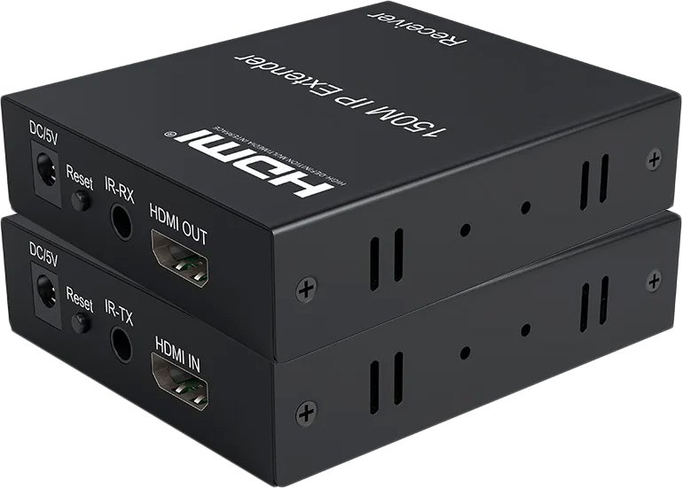 

Усилитель сигнала USBTOP HDMI по витой паре RJ45 (LAN) до 150 метров, активный, FullHD 1080p (1 приемник, 1 передатчик)