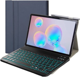 Чехол для планшета LSS Nova-10 with Keyboard для Samsung Galaxy Tab S7 11.0 (темно-синий)