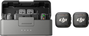 Радиосистема DJI Mic 3 (2TX + 1RX + Charging Case, черный)
