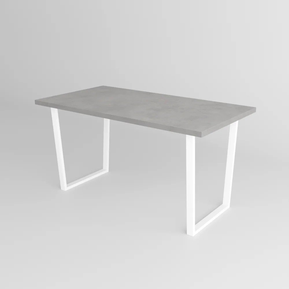 

Стол TMB Loft Слэнд разборный 1300x700 18 мм (бетон чикаго светло-серый/белый)