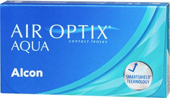 Контактные линзы Alcon Air Optix Aqua -1 дптр 8.6 мм