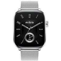 Умные часы Mibro Fit (серебристый, со стальным ремешком)