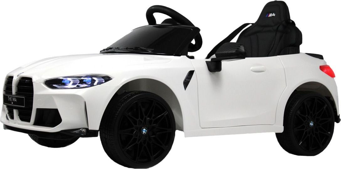 

Детский электромобиль RiverToys BMW M4 A004AA (белый)