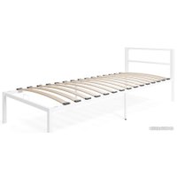 Кровать Князев Мебель Берта 90x190 БА.90.190.Б (белый муар)