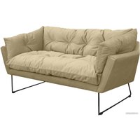 Диван Brioli Анико двухместный (V1/бежевый)