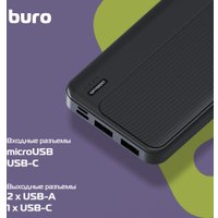 Внешний аккумулятор Buro BPF10A 10000mAh (черный)
