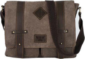 Мужская сумка Poshete 196-1138-8-COF (кофе)