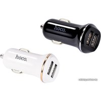 Автомобильное зарядное Hoco Z1 (белый)