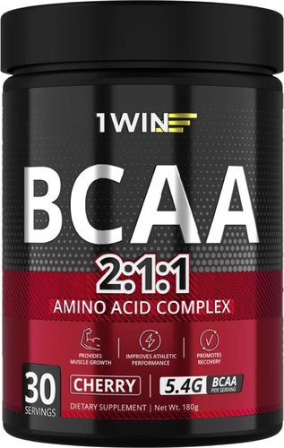 1WIN BCAA 2:1:1 (180г, вишня)