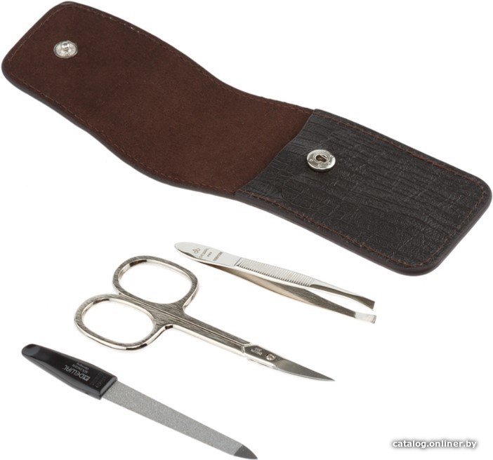 Набор для маникюра и педикюра Dewal 900BROWN (коричневый)