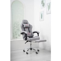 Игровое (геймерское) кресло Calviano Avanti Ultimato (серый, с подножкой)