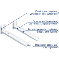 Кронштейн Kromax MICRO-6w (белый)