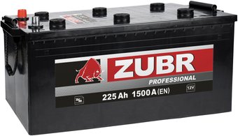 Автомобильный аккумулятор Zubr Professional L+ Турция (225 А·ч)