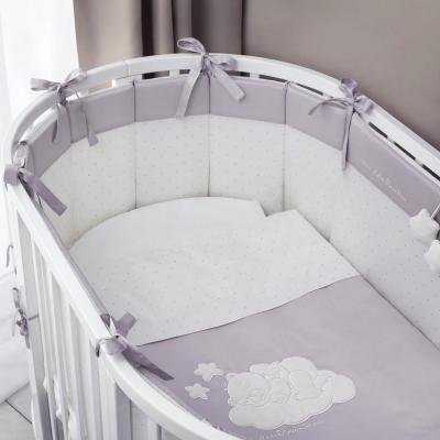 

Постельное белье Perina Бамбино Oval 125х75 7 предметов (грей)