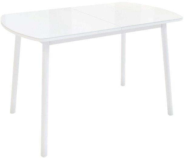 

Кухонный стол Listvig Винер 120-152x70 (белый)