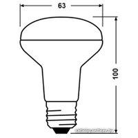 Светодиодная лампочка Osram LV R60 8 SW/830 230V E27 10X1 RU