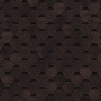 Битумная черепица Shinglas Оптима соната (коричневый)