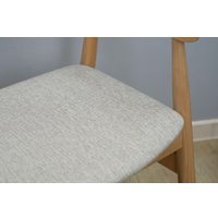 Стул с подлокотниками Sheffilton SHT-S204 (светлый бежевый/прозрачный лак) в Лиде