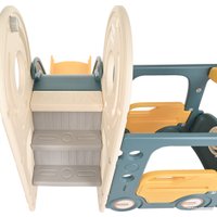 Горка Pituso Smile Bus FE-HT-XLB02 (синий/желтый)