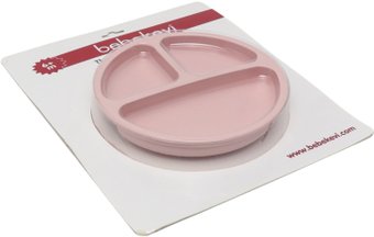 Тарелка для кормления Bebekevi BEVI1260-4 (сухая роза)