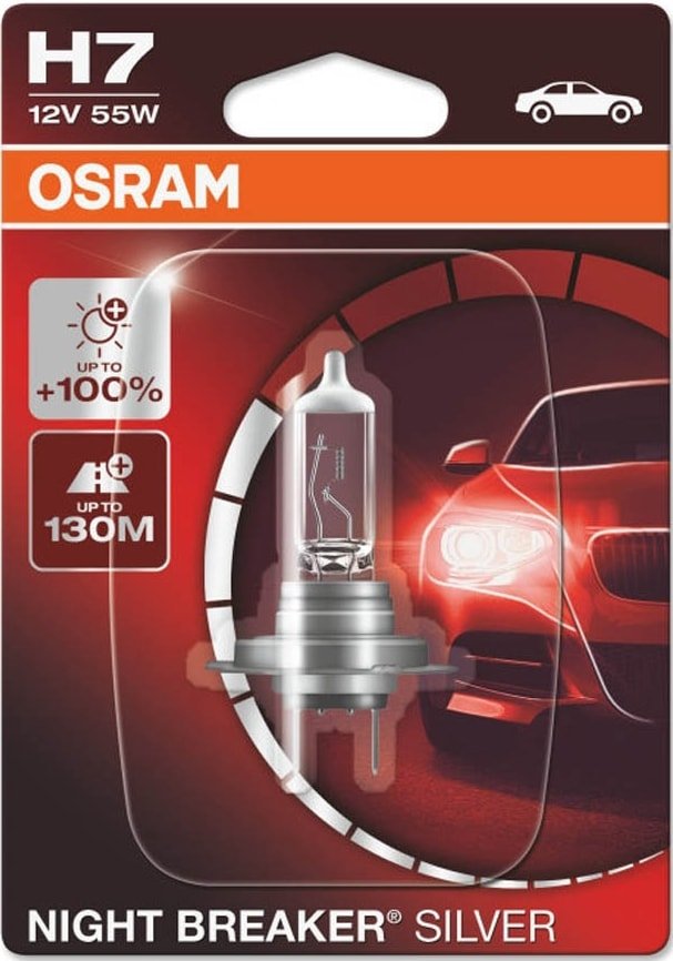 

Галогенная лампа Osram H7 Night Breaker Silver 1шт