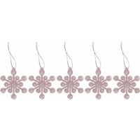 Елочная игрушка Золотая сказка 591715 (77 шт, розовый/белый)