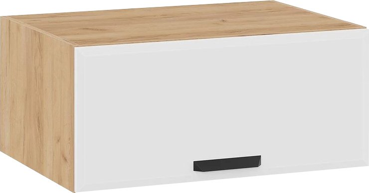 

Шкаф навесной Трия Тиана 1В8ГП (дуб крафт золотой/белый супермат)