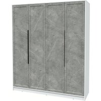 Шкаф распашной Интерлиния Концепт Тренд КТ-Ш4 (белый платинум/керамика)