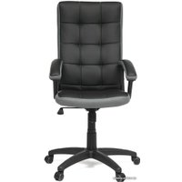 Офисное кресло TetChair Trendy (иск. кожа/ткань, черный/серый)