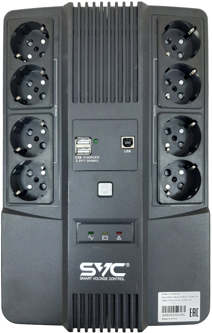 

Источник бесперебойного питания SVC U-1000/BSSC