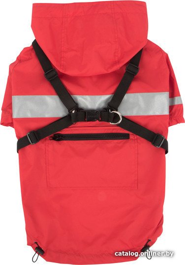 Дождевик для животных Puppia Wilderness PLRA-JM9320-RD-S (красный)
