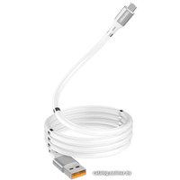 Кабель Denmen D11T USB Type-A - USB Type-C (1 м, черный)