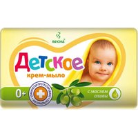 Крем-мыло детское Весна Детское Малышам с маслом оливы 90 г
