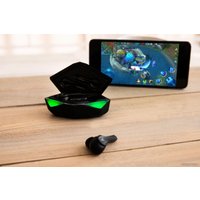 Наушники AccesStyle Wild TWS (черный/зеленый)