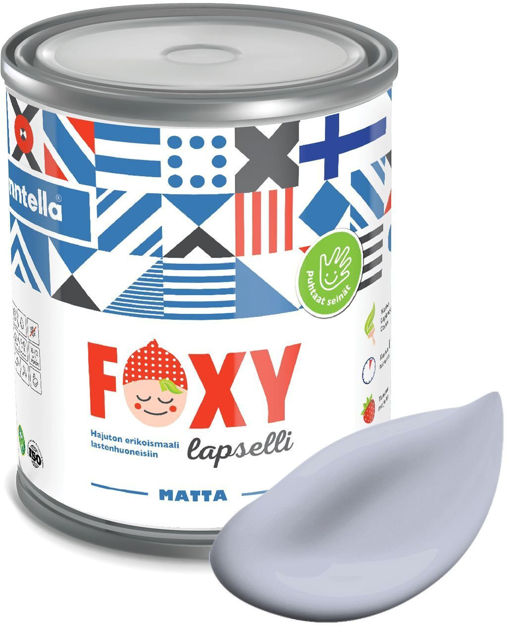 

Краска Finntella Foxy Lapselli Matte Sormus F-50-1-1-FL290 0.9 л (серый)