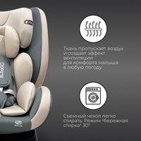 Детское автокресло Bubago Noxa BG 177-2 (серый)