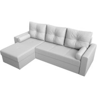 Угловой диван Лига диванов Верона лайт левый (экокожа белый) в Витебске