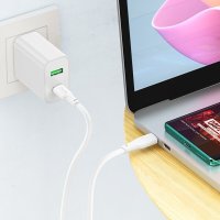 Кабель Hoco X93 USB Type-C - USB Type-C (1 м, белый)