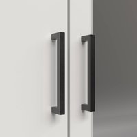 Шкаф распашной Mio Tesoro Хюгге 2D2S Z (белый)