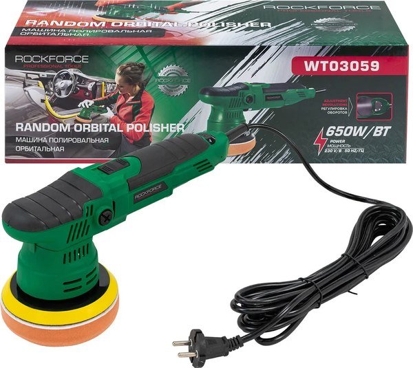 

Эксцентриковая шлифмашина RockForce RF-WT03059