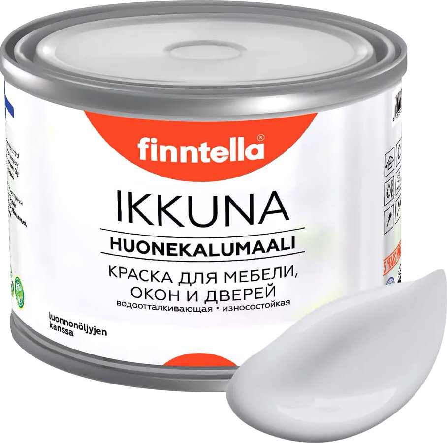 

Краска Finntella Ikkuna Pikkukivi F-34-1-1-FL048 0.9 л (светло-серый)