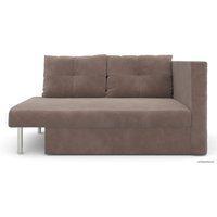 Тахта Мебель-АРС Алиса (бархат, серо-шоколадный star velvet 60 coffee)