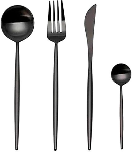 

Набор столовых приборов Maison Maxx Stainless Steel Set (черный)