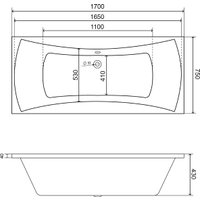 Ванна Lauter Belgravia 170x75 21110170