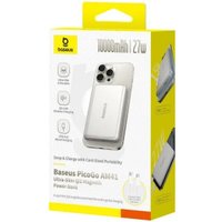 Внешний аккумулятор Baseus PicoGo AM41 Ultra-Slim Qi2 Magnetic Power Bank 10000mAh (титановый)