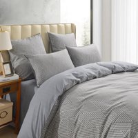 Евро комплект постельного белья Sofi De MarkO Бостон Евро 4н Евро-5709