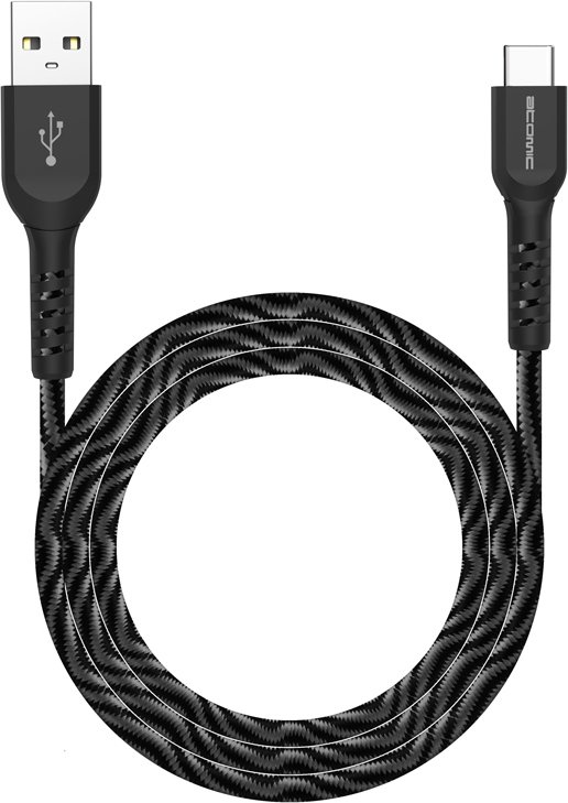 

Кабель Atomic Flexstick Game+ 30.323 USB Type-A - USB Type-C (1.5 м, черный/серый)