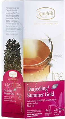 

Черный чай Ronnefeldt Joy of Tea Darjeeling Summer Gold - Дарджилинг Летнее Золото 15 шт