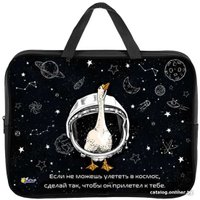 Папка-портфель Оникс Гусь в космосе ПМД 2-20