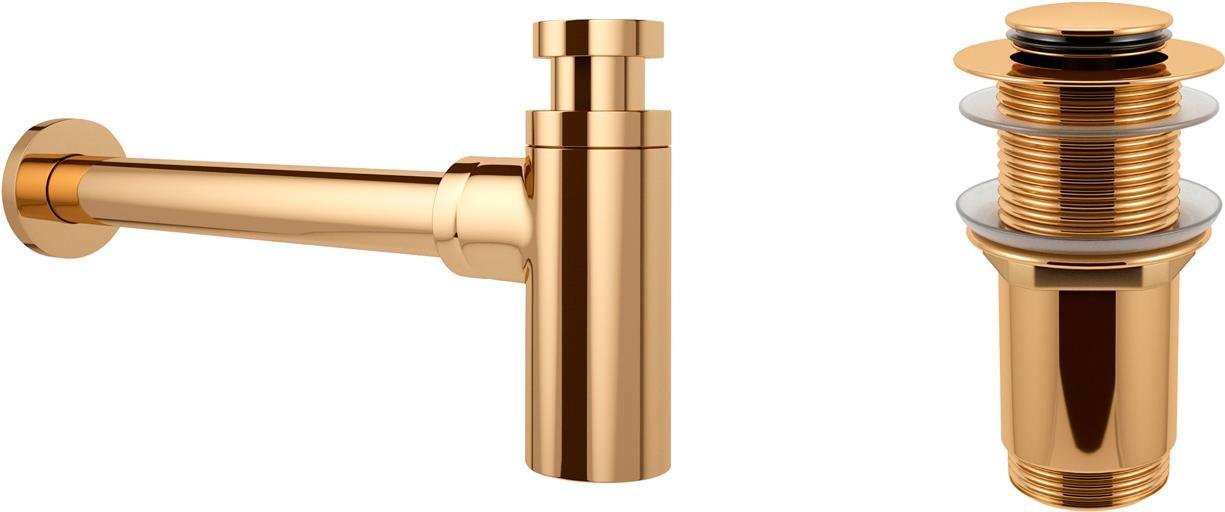 

Сифон Wellsee Drainage System 182106002 (сифон, донный клапан, золото)